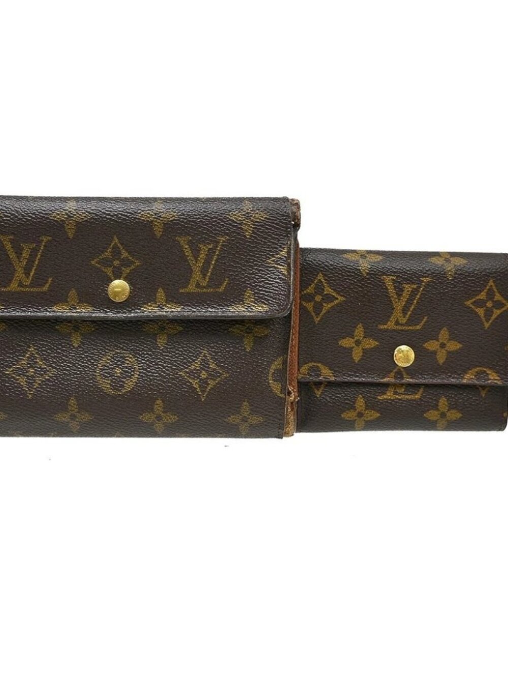 LOUIS VUITTON PORTE TRESOR ETUI PAPIER CARD HOLDER 2SET WALLET